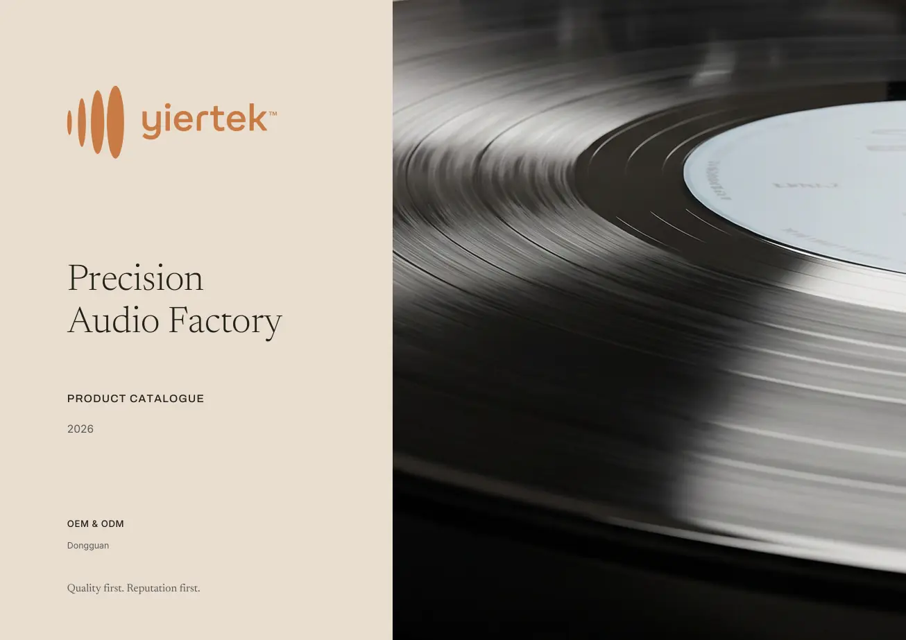 Front cover of the Yiertek 2026 catalogue