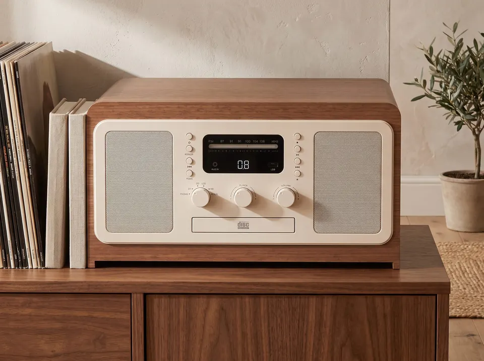 YE-TT71 8-in-1 Music Centre, in a room